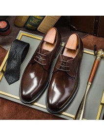 New Korean-style Mens Business Dress Leather Shoes