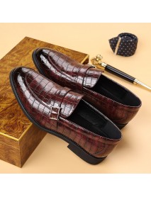 Mens Stylish Casual Plus-size Leather Shoes