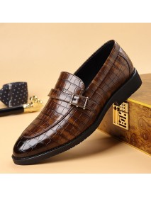 Mens Stylish Casual Plus-size Leather Shoes